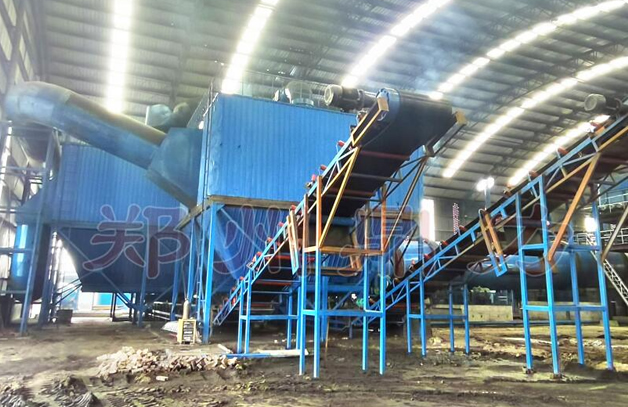 内蒙古达拉特旗煤粉烘干机现场生产